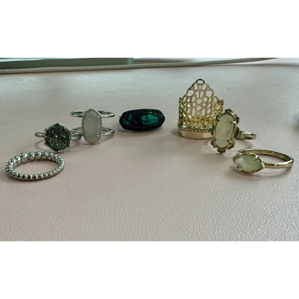 NWOT Kendra Scott Paige in Gold Filigree Size 8 Ring
